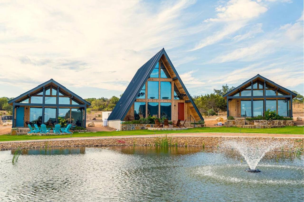 Gruene Daze Chalet - Stylish Aframe - Escape The Ordinary New Braunfels Buitenkant foto