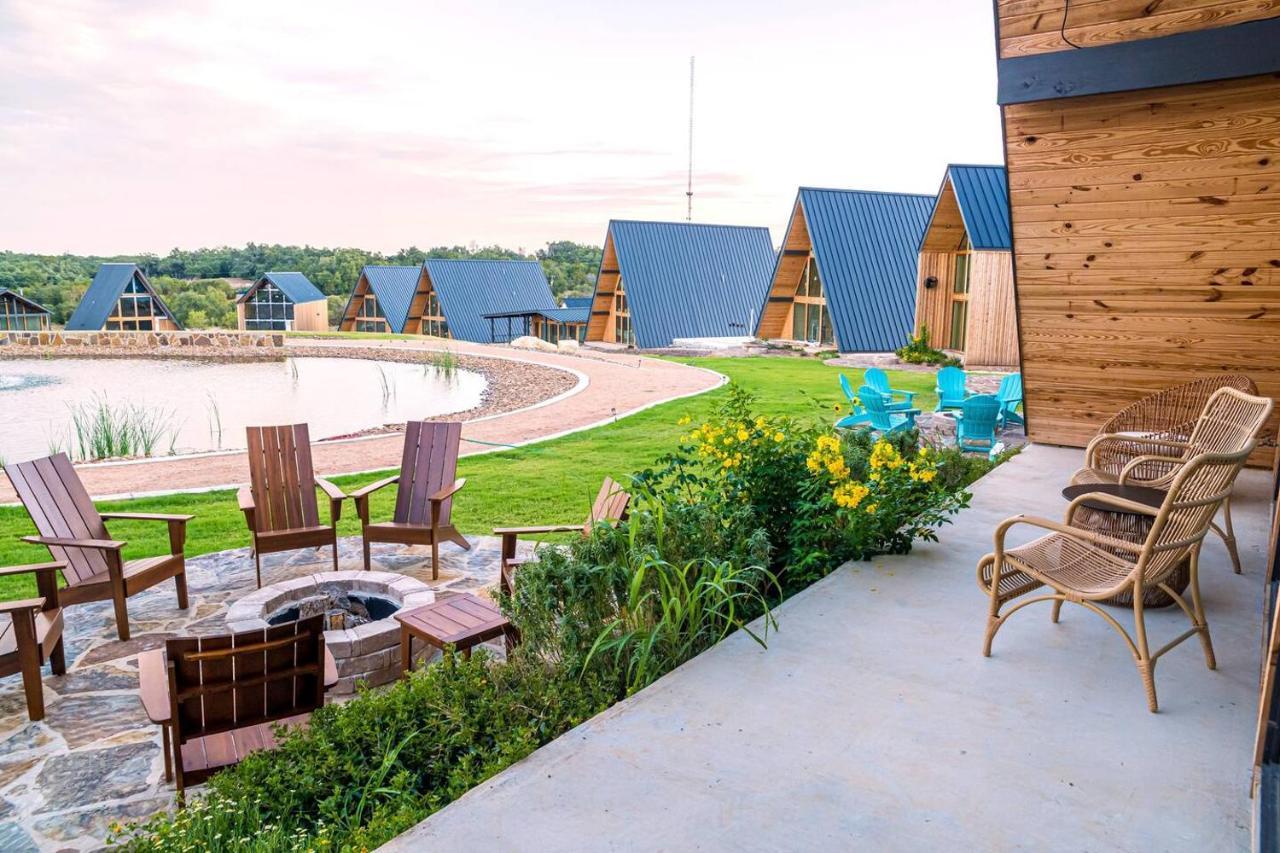Gruene Daze Chalet - Stylish Aframe - Escape The Ordinary New Braunfels Buitenkant foto